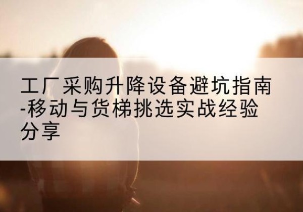 梓潼移动式升降机怎么选-工厂采购升降设备避坑指南-移动与货梯挑选实战经验分享